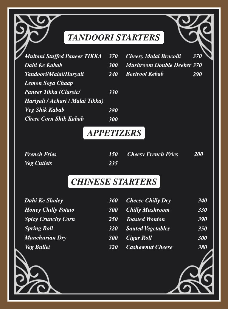 Menu Page 3