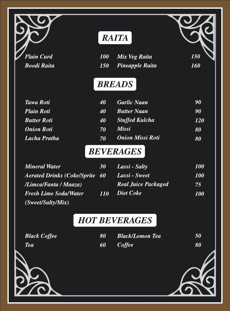 Menu Page 5